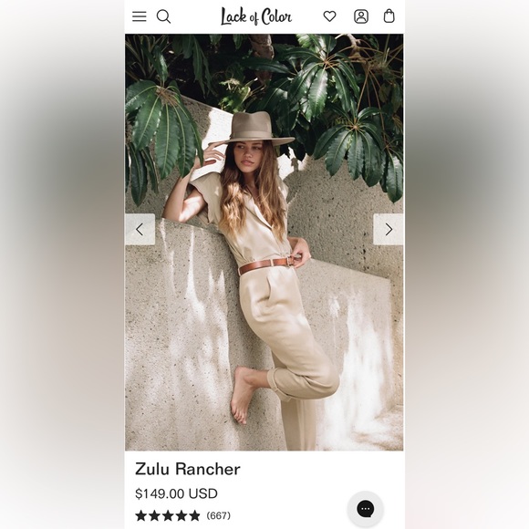 Lack of Color Zulu Rancher brand new small - Picture 2 of 11